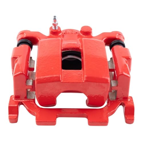 MGPRO Brake Caliper Rear Right Cast Iron Red Powder Coated Steel Piston Qty for Nissan for Quest 3.5L 11-17 for 370Z 3.7L 10-1