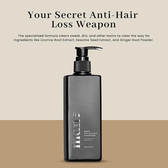 Hair Growth Shampoo and Beard Growth Oil for Men