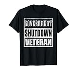 Government Shutdown Veteran Vintage T-Shirt