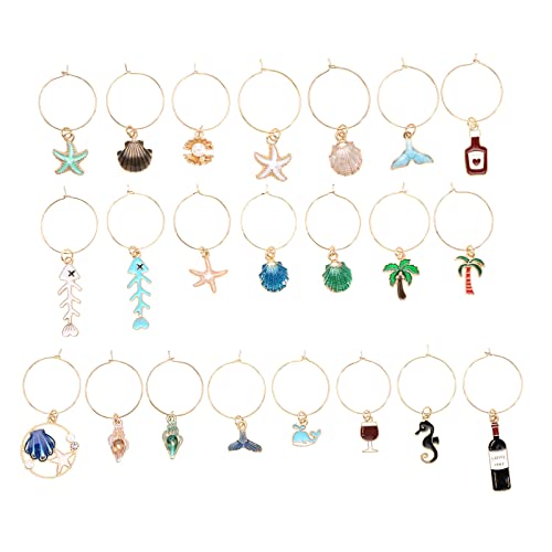 wine glass charms