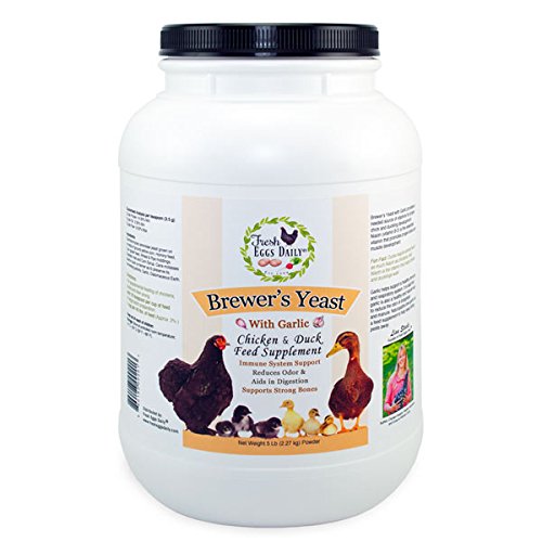 Fresh Eggs Daily Brewer's Yeast with Garlic Powder Chicken & Duck Feed Supplement