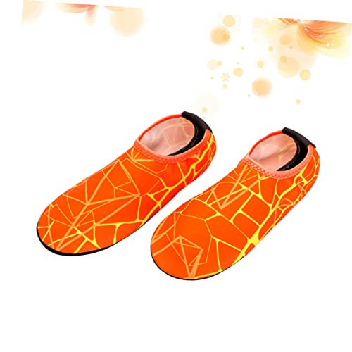 GOOHOCHY Water Socks Snorkeling Socks for Diving Non-Slip Quick Dry Unisex for Water Sports (Size s 34-35)