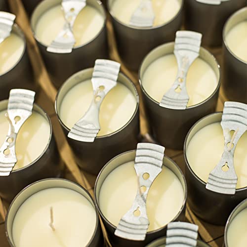 Ericx Light Metal Candle Wick Centering Device 21 Pieces，Candle Wick Holder For Candle Making #TOP5
