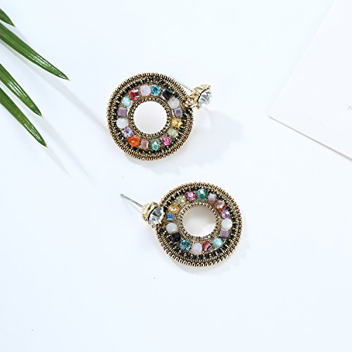 Crystal Elements Sparkling Drop Earrings Combo Jewellery