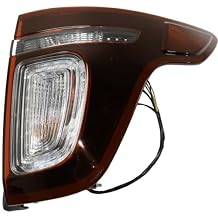 Tail Light Halogen Passenger Side Clear, Red & Smoked Lens Housing W/Bulb Tail Lamp 16574282 DB5Z13404C FO2801230 FO2801230,16574282,DB5Z13404C Modern Technology and Halogen Bulbs Easy in
