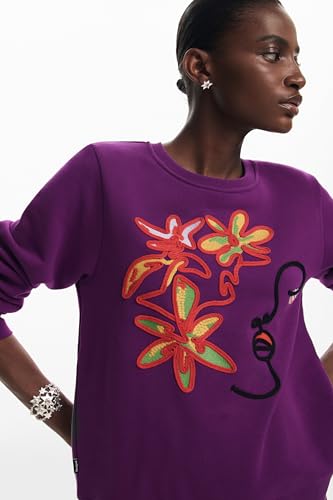 Image of Desigual Women's Sweatshirt with Arty Print