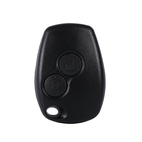 aqxreight - Funda para Llavero, Mando a Distancia de 2 Botones para Llave de Coche, Carcasa de Repuesto para Renault Kangoo Modus Master