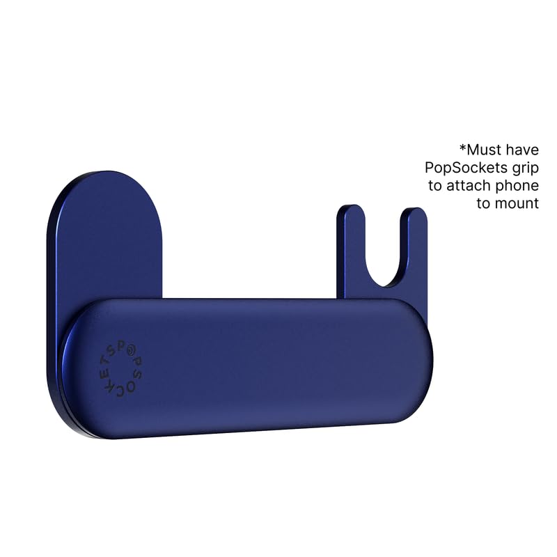 PopSockets Laptop Phone Mount for PopGrip (French Navy or Black) - image 5