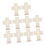 Croix en bois pour bureau - la conception en forme de croix est très spéciale et décorative, adaptée à la décoration de la maison et du bureau, matériau en bois de bricolage