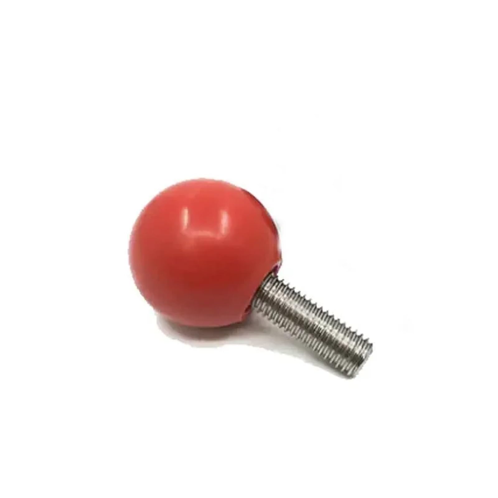 Śruby z uchwytem bakelitowym M8 z tworzywa sztucznego, ręcznie skręcane, okrągłe pokrętło, śruby ze stali nierdzewnej 304, kolor czerwony (M8 x 65 mm)