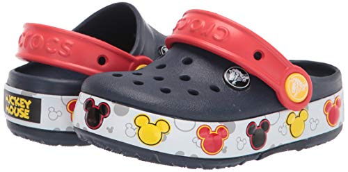 Sandália Crocs Lights Mickey Kids, Criança Unissex, Navy, 26