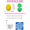 GiftExpress 50 Pcs 72 hrs Glow in the Dark Easter Eggs for Easter Hunt, Basket Fillers and Goodie Favor, Prefilled Plastic Egg, Surprising Egg - Bright Colors Light up for 3 days