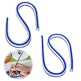 【No es fácil de usar ni se decolora】 La regla de serpiente tiene un borde elevado especialmente diseñado para marcar con tinta, y la escala de tamaño es clara y no se volverá borrosa con el aumento de la vida útil.