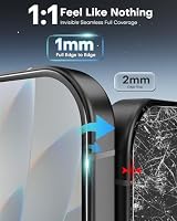 OMOTON für iPhone 17 Panzer Schutz Glas [TOP Stoßfest] 9H Härte Schutzfolie mit Auto-Installation, Anti-Kratzer, Bläschenfrei, Hüllenfreundlich, 2 Stück – Ansicht 4