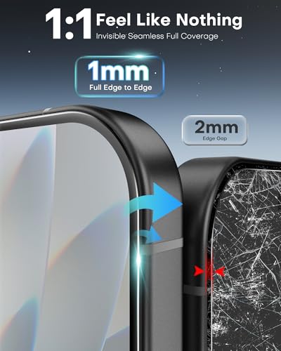 OMOTON für iPhone 17 Panzer Schutz Glas [TOP Stoßfest] 9H Härte Schutzfolie mit Auto-Installation, Anti-Kratzer, Bläschenfrei, Hüllenfreundlich, 2 Stück