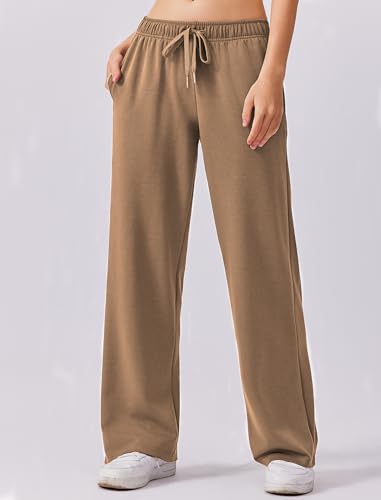 Image of PINSPARK 2 Piece Sets for Women 2026 Fall Outfits Sweatsuit Oversized Sweatshirt Wide Leg Sweatpants Matching Set Tracksuit