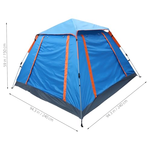 Carpa plegable para camping exterior para 2 personas color azul miniatura 2