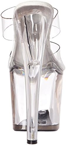 Ellie Shoes Women's 821-coco Platform Sandal, Clear, 11 M US | Image 2
