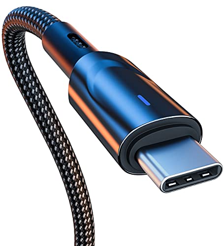 USB Type C Cable 3A Fast Charging, BOSINTY 6.6Ft USB A QC3.0 to USB C Premium Charge Nylon Braided Cord for Samsung Galaxy S10 S9 S8 A10 A20 A51 Note 9 8, LG V50 V40 G8 G7, Moto G7 G8, OnePlus 8 7