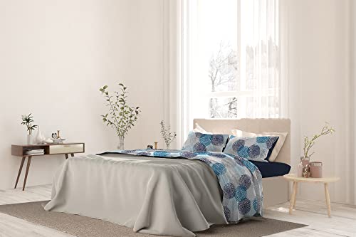 Parure de lit 2 places anti-plis en microfibre italienne Fantasy - 5