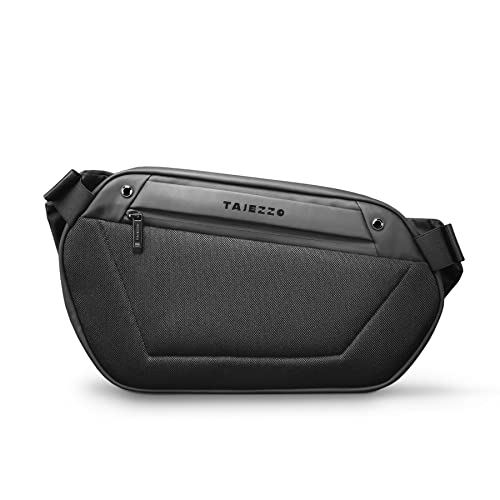 Tajezzo Waist Bag For Men And Women Sling Pack Waterproof Anti-Theft Hard Shell Casual Hiking Boarding Traveling Daypack #TOP3