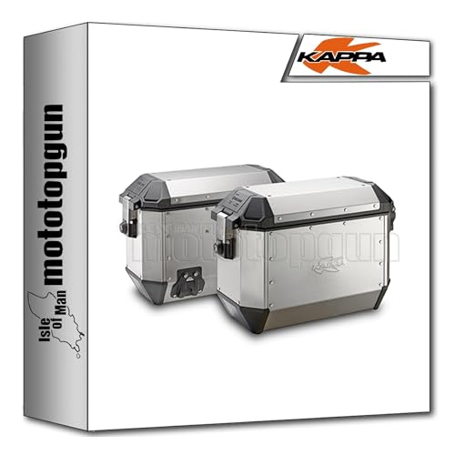 Valises Kappa K'Mission alu protégez vos bagages moto du vol et de la pluie