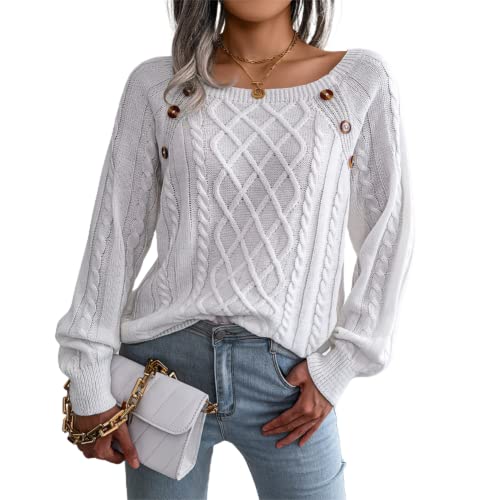 Image of JUNBOON Women's Casual Leopard Print Knitted Pullover Sweaters Long Sleeve Crew Neck Jumper Tops