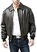 Landing Leathers Men Air Force A-2 Leather Flight Bomber Jacket (Also available in Big & Tall), Brown, X-Large