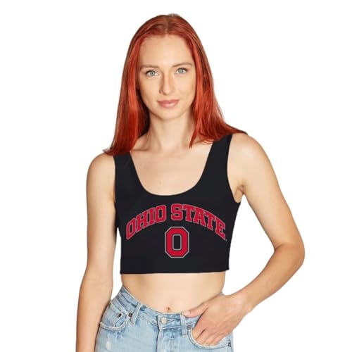 Image of Lojobands Women's College Gameday Outfit Tank Top Tailgate Crop Top One Size Fits Most
