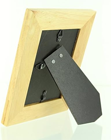 SHOP AWARDS AND GIFTS Wooden Picture Frame for Family Photo, Alderwood, Holds 3-1/2 x 5 Inch Photograph, 7-1/2 x 5-7/8 Inch, Personalized