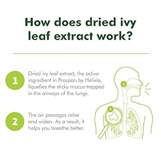 Helixia Prospan Natural Cough Syrup with Ivy Leaf Extract - Dry & Wet Cough Relief, Helps Eliminate Mucus & Phlegm - Cough Medicine for Adults (200ml)