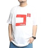 [ワン カラーズ] ど根性ガエル Tシャツ メンズ 半袖 ピョン吉 キャラクター プリント クルーネック カットソー L ホワイト(ゴリライモ)