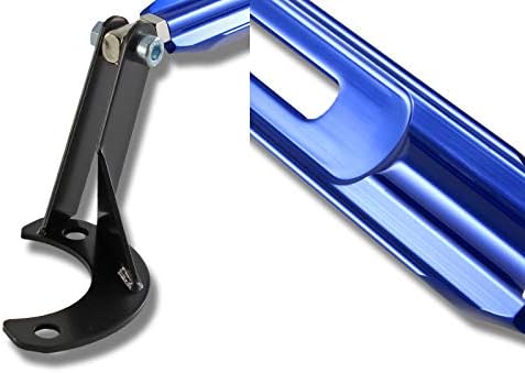 EPARTS Aluminum Front + Rear Upper Tower Brace Strut Bar Racing Stabilizer Blue Compatible with 1992-2001 Honda Prelude