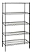 Quantum Storage Systems WR74-2472P-5 Proform Wire Shelving Starter Unit, 24" x 72" x 74"