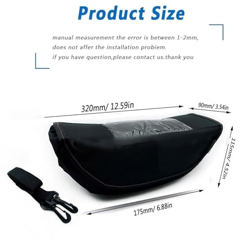 Sacoche guidon moto étanche XSR125 Legacy sac voyage imperméable 2022 2023 2024 2025