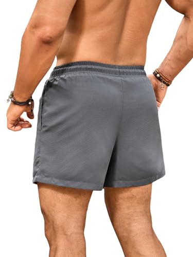 Mens Swim Trunks with Compression Liner 5 Inch Inseam Men's Board Shorts Quick Dry Swimsuit Men2