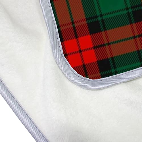 Blanket Soft Warm Christmas Red Tartan Plaid Blankets Throw For Bed Couch Sofa Car Lightweight Travelling Camping For Kids Boys Women 60 X 50 Inch #TOP4