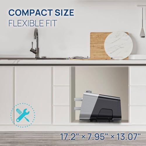 Aquastrong Smart 45 Whole House Water Pressure Booster Pump 80 PSI, 115V Automatic Variable Speed, Constant Pressure, Integrated Design, Self-Priming, for Home, Apartment, Shower, Garden, Shallow Well