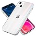 Produktbild NALIA Klares Hartglas Case kompatibel mit iPhone 13 Mini Hülle, Transparent Regenbogen Effekt Anti-Gelb Kratzfest Tempered Glass & Silikon Bumper, Holografisch Bunt Glänzende Handyhülle Durchsichtig
