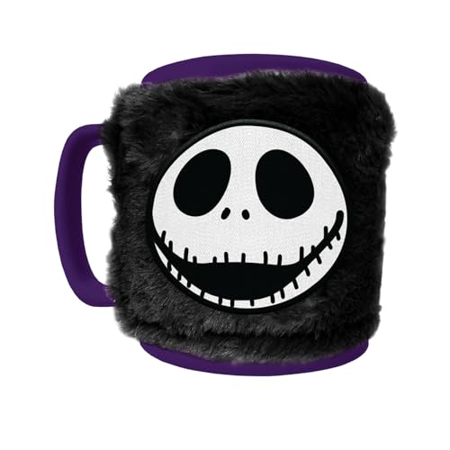 Pyramid International NIGHTMARE BEFORE CHRISTMAS (JACK) FUZZY MUG - Iconic Jack Skellington Design, Suitable for Hot & Cold Beverages, Comfortable Grip, Durable and Microwave Safe