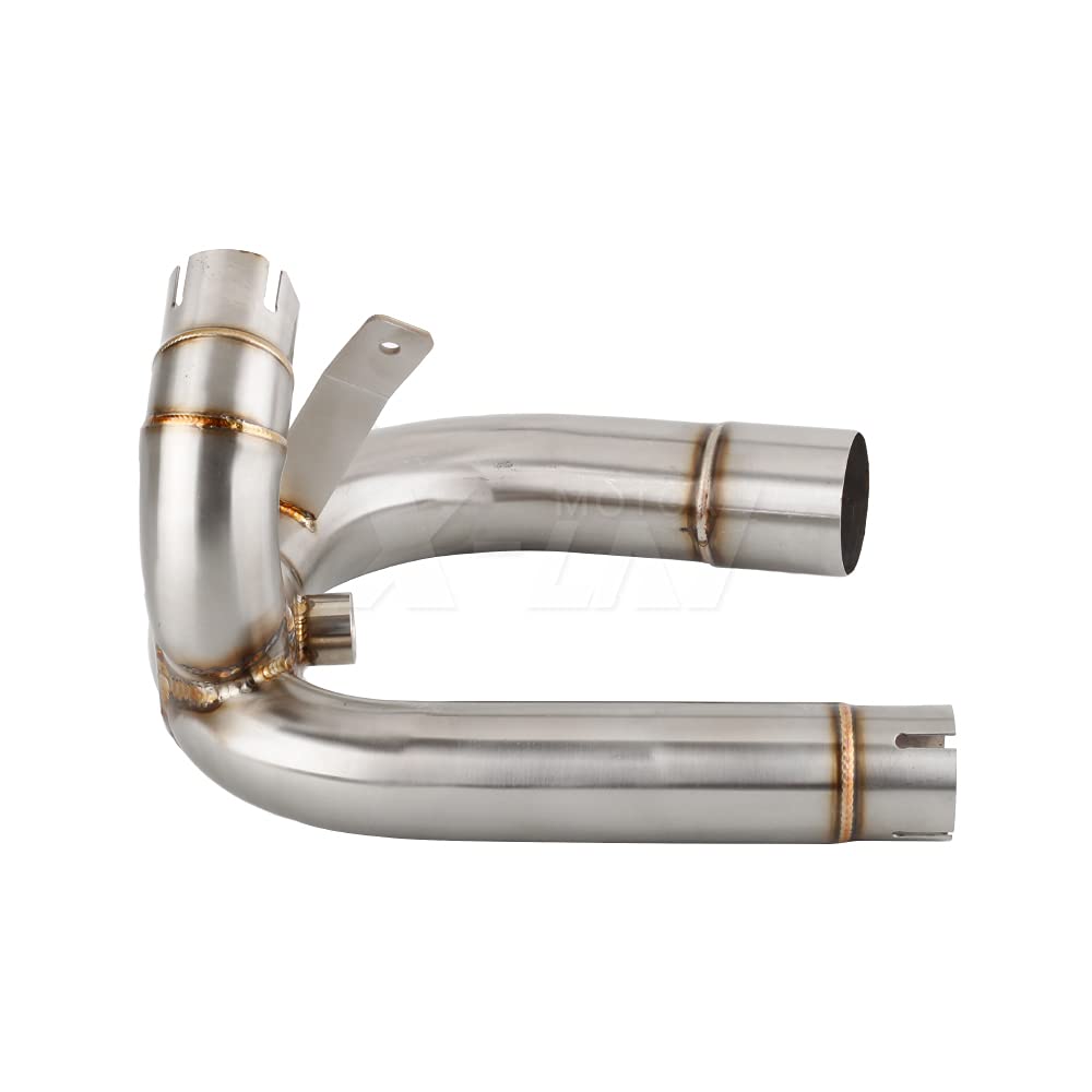 KYN for Ducati Hypermotard 1100 2007 2008 2009 Hypermotard 1100 Evo 2010 2011 2012 Tubo Collegamento collettori di Scarico Moto