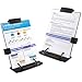 Lawei Desktop Document Holder with Adjustable Clip and Line Guide - Copy Holder for Letter, Legal A4 Documents, Up to 150 Sheets