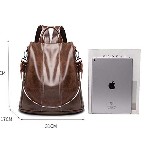 Mochila couro anti-furto urbanity super fashion city rock Preto