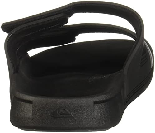 Quiksilver Men's Rivi Double Adjust 3 Point Sandal, Black/Grey/Black, 11 | Image 2