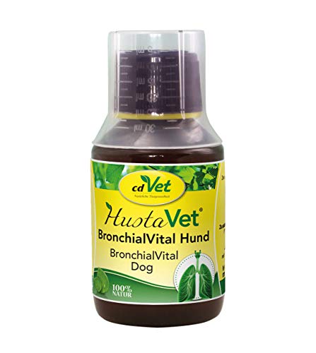 cdVet BronchialVital 100 ml – flüssiges Ergänzungsfuttermittel zur Unterstützung der Atemwege und Immunabwehr für Hunde und Katzen