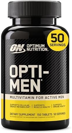 Optimum Nutrition Opti-Men, Vitamin C, Zinc and Vitamin D, E, B12...