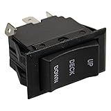 Stens Deck Lift Switch 430-930 Replacement for Bad Boy All Bad Boy mowers After 2009 with Rocker Style Deck Lift Switch 078-3000-00 Black