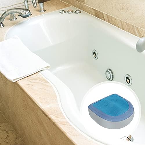Spa Hot Tub Booster Seat Pad with Suction Cup,Spa Bathtub Massage Inflatable Cushion,Inflatable Bathtub Pillow,Back Support Bath Spa Pad Relaxing for Adults Kids
