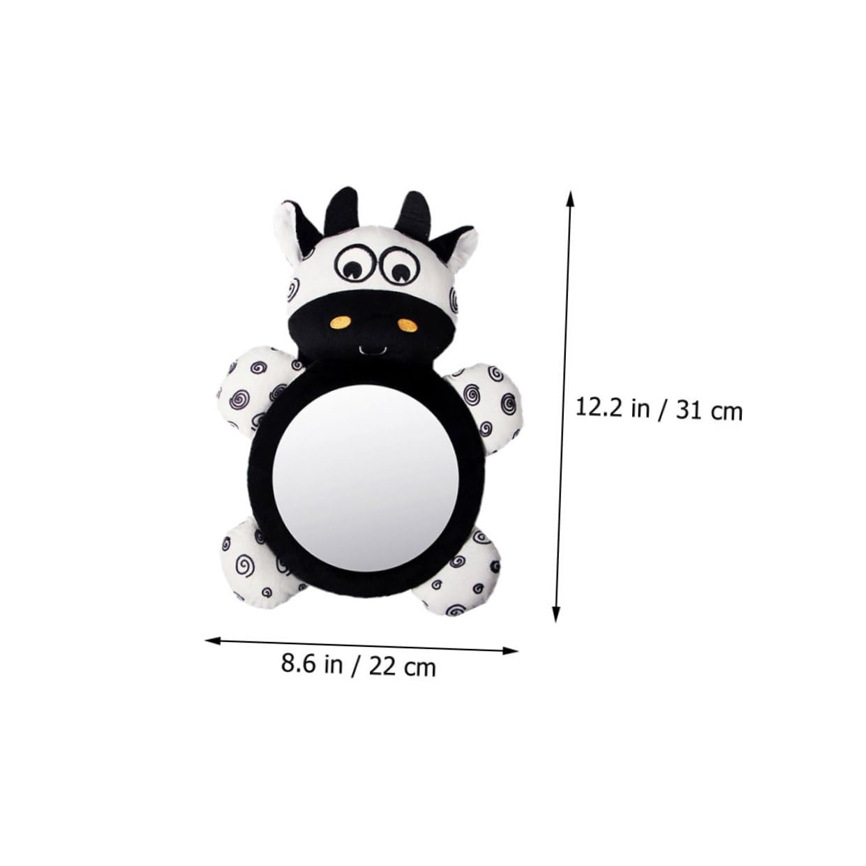 BESTonZON 2pezzi Specchietto Per Per Riflettente Per Osservare Design Facile Installare