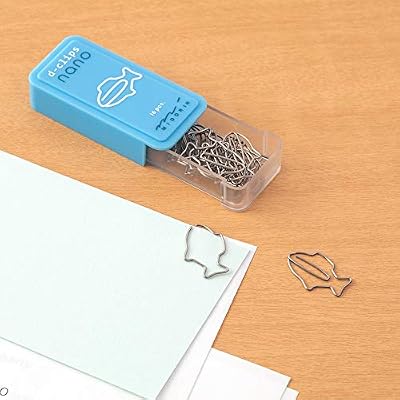 Midori 43380006 Clip, Deep Clips, Nano Sakana Pattern